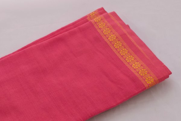 Lungi en coton du kerala saumon