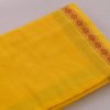 Lungi en coton du kerala jaune