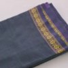 Lungi en coton du kerala gris violet