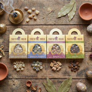 encens résine naturel set