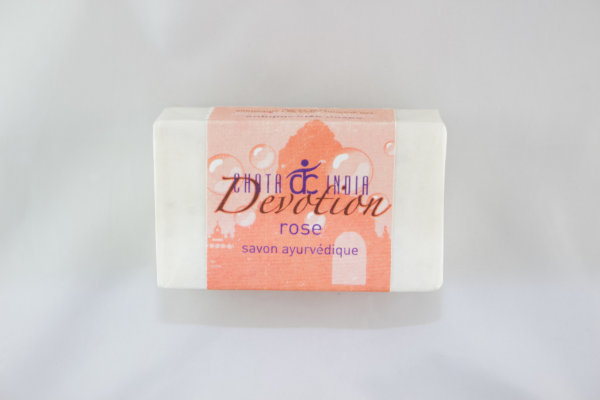 Savons Ayurvedic rose 120gr