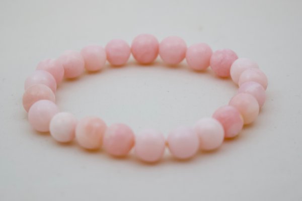 BRACELET OPAL ROSE 8MM