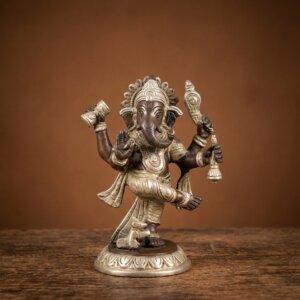 statue bronze de Ganesh Dansant
