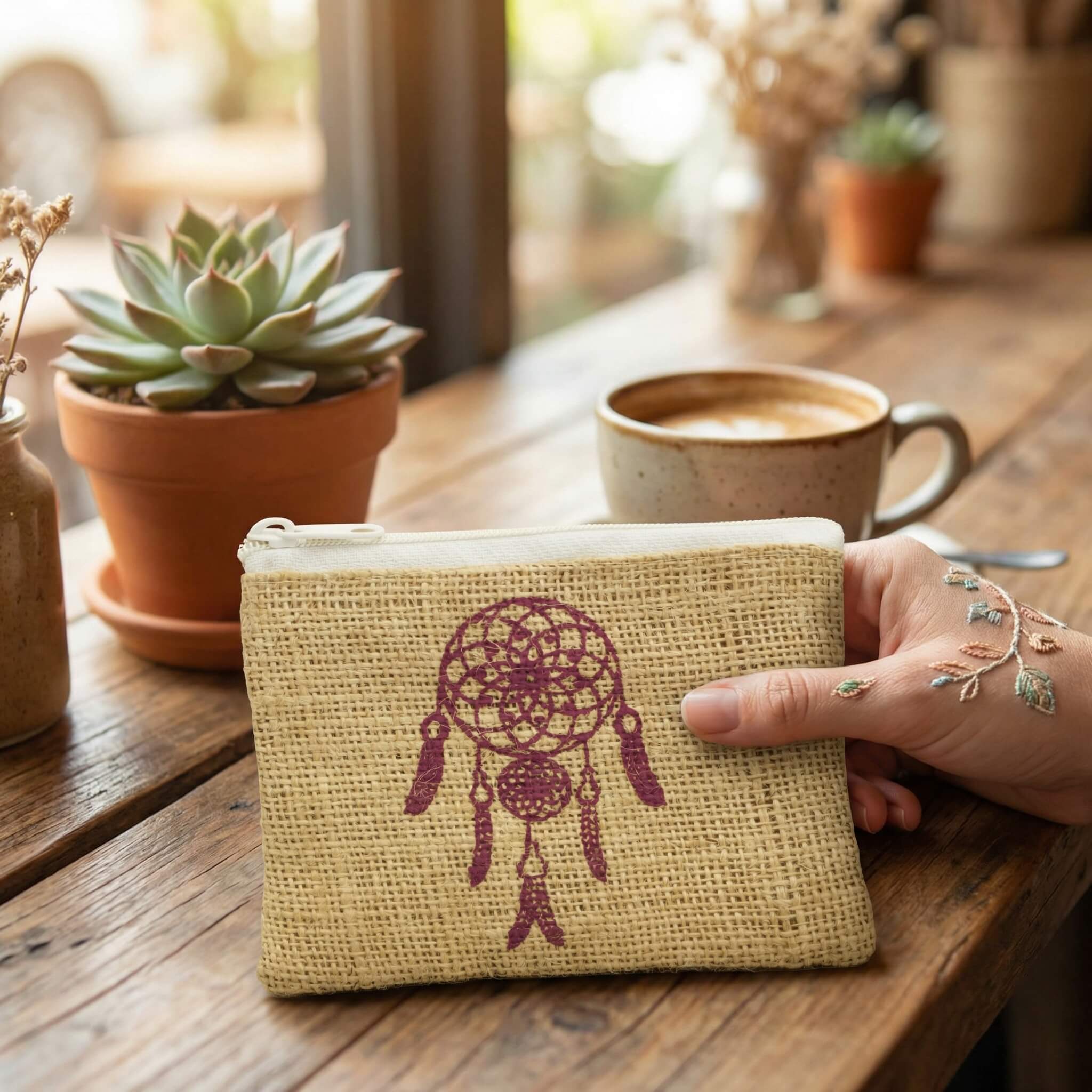 Pochette en jute – Image 2