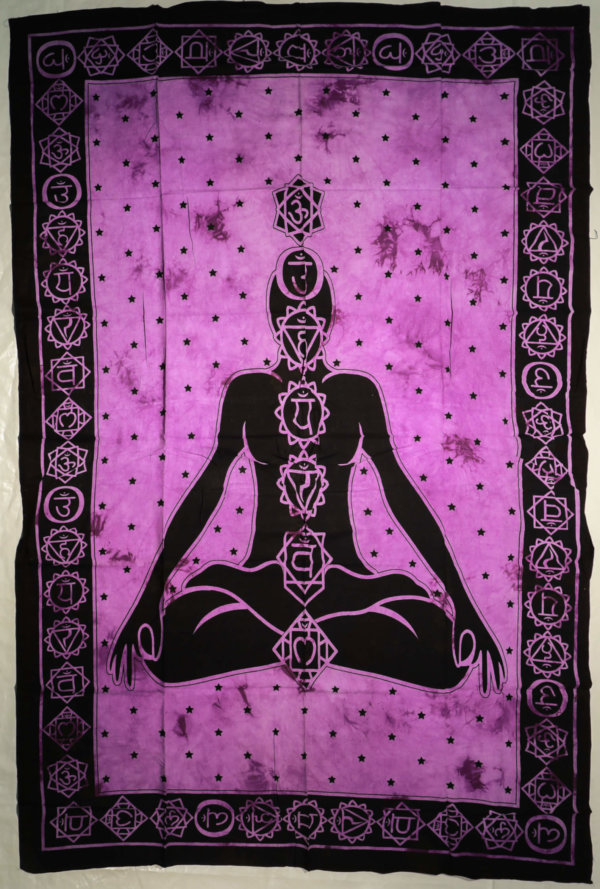 Tenture sept Chakra Violet