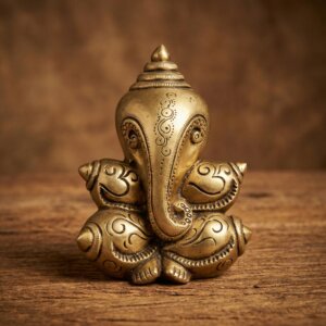 Ganesh coquillage bronze Inde