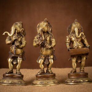 statue Ganesh musicien
