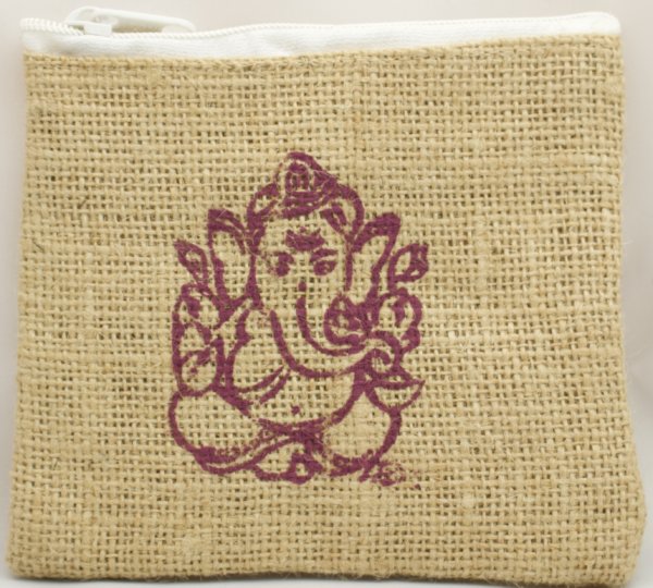 Petite Pochette en Jute Ganesh