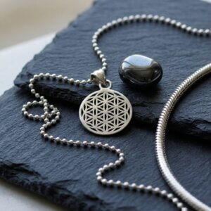 fleur de vie en argent 925