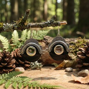 Boucle oreille Onyx Touareg