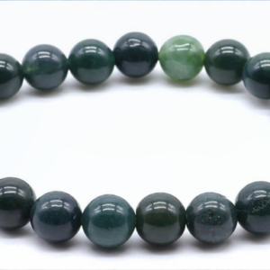 Bracelet agate mousse 8mm
