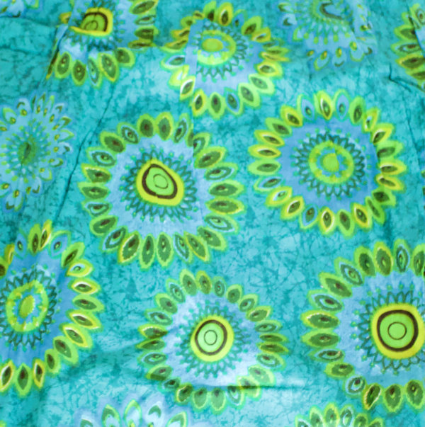 robe enfants en coton vert jaune
