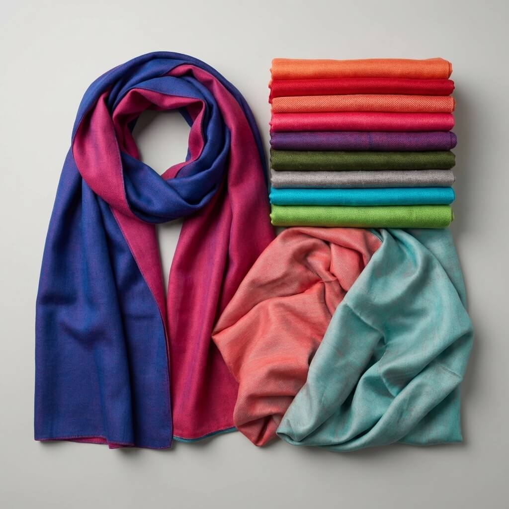 foulards réversible en viscose