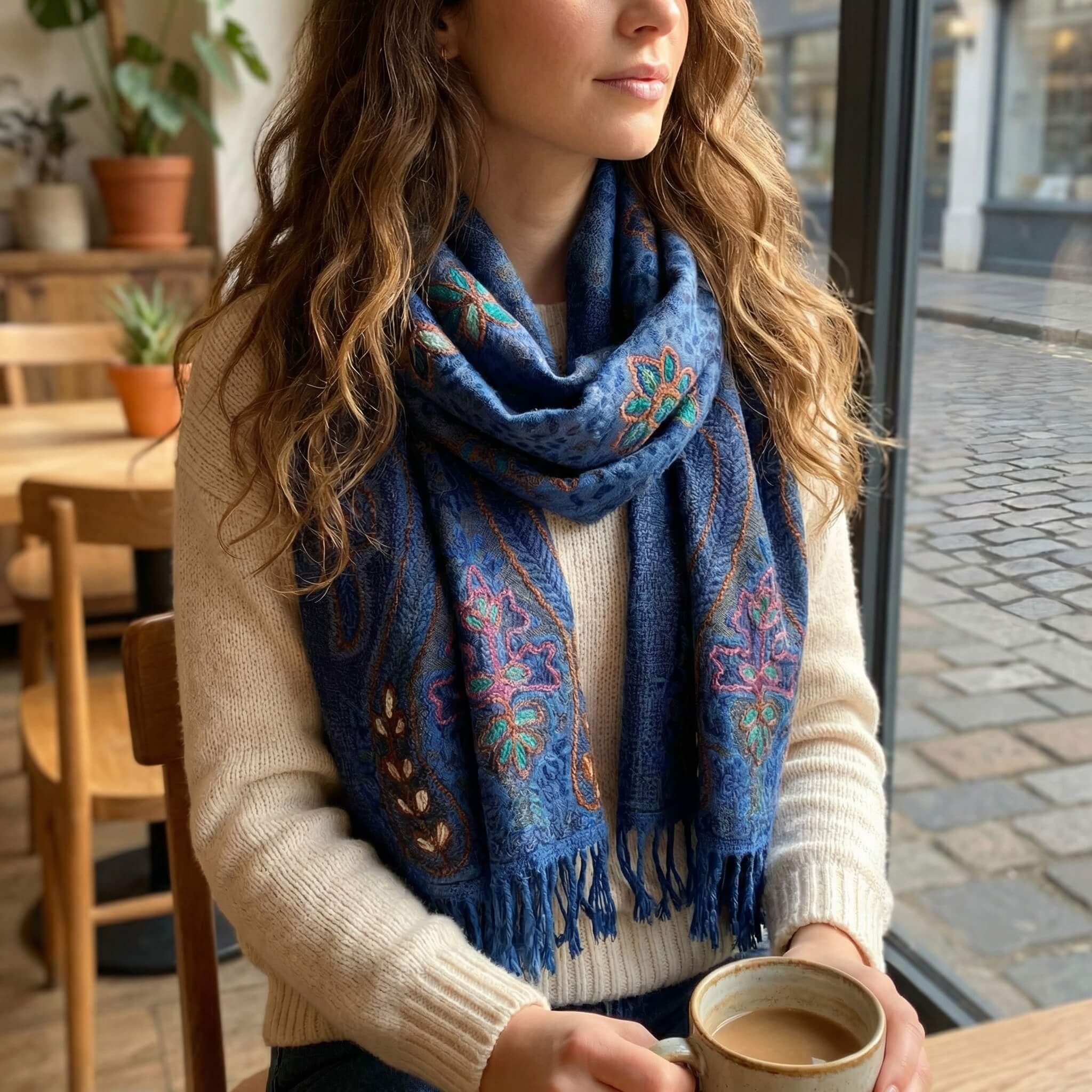 écharpe en cachemire