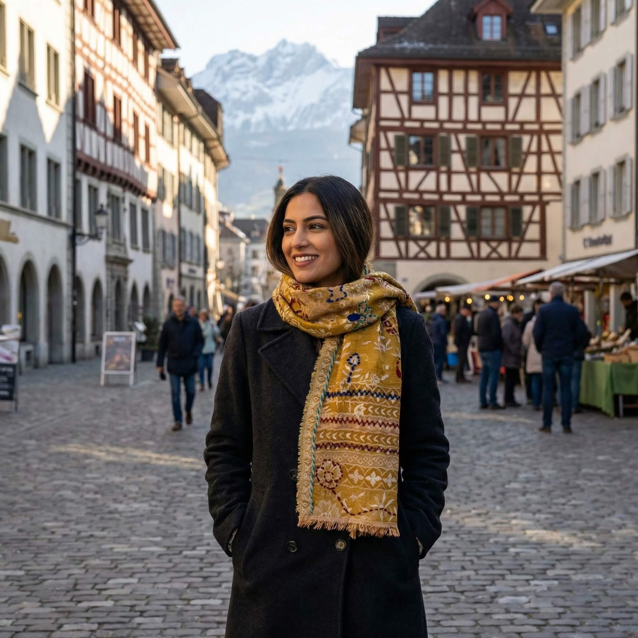 écharpe en cachemire