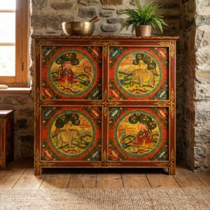 Meuble tibétain moderne cabinet