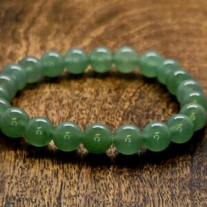 Bracelet Aventurine verte 8mm