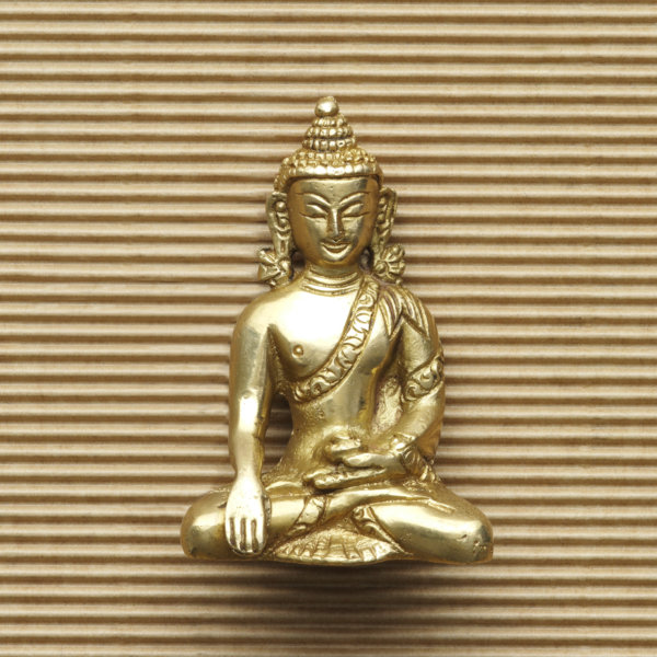 BOUDDHA AKSHBOYA statue bronze