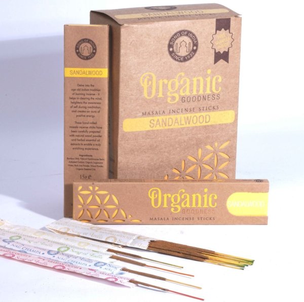 encens organic goodness sandalwood bois de santal