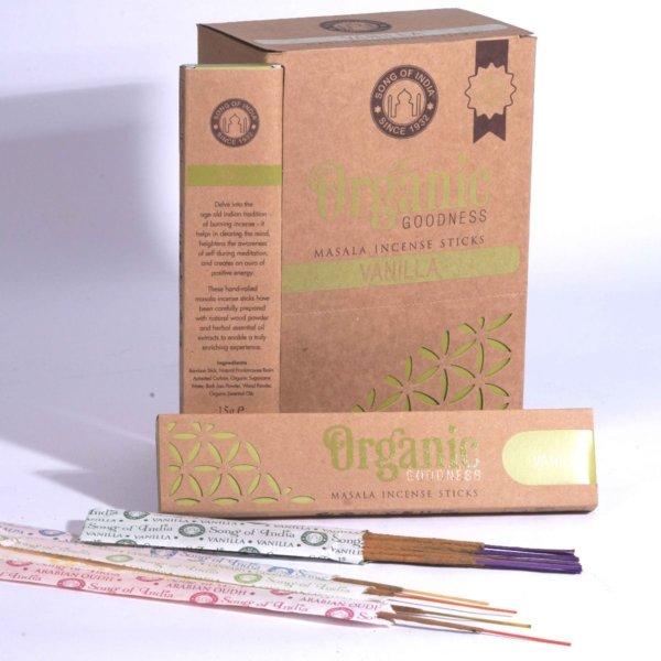 encens organic goodness vanilla vanille