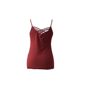 geri tank top coton lykra.bordeaux