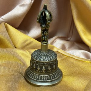 petite cloche tibétaine haute qualité en 5 métaux