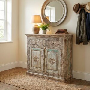 Petite armoire avec deux tiroirs