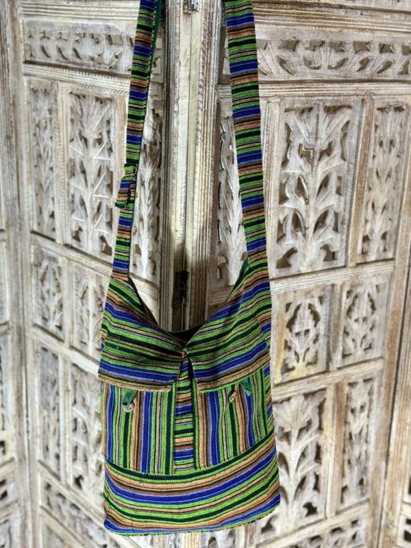 Sacs Rayés Multicolores