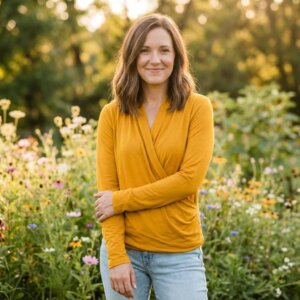 cross top viscose jaune longue manche