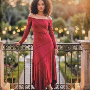 robe longue en viscose