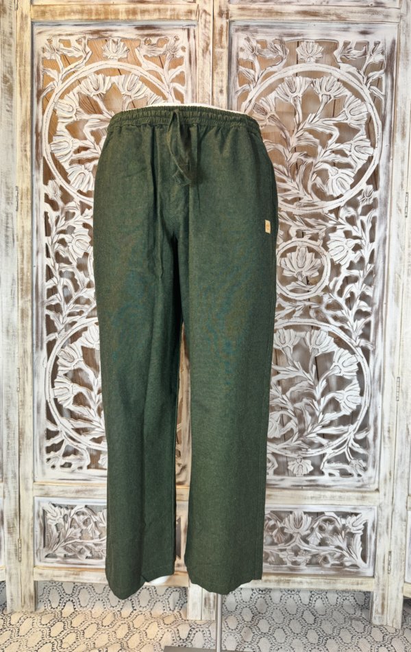 Pantalon unisexe coton .458 vert armée