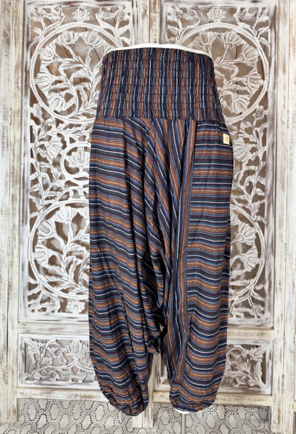 sarouel afgani pantalon coton multicolors