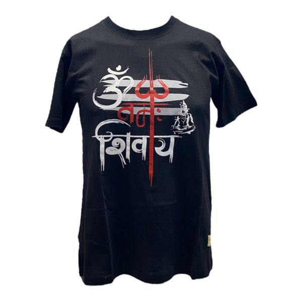 t-shirt noir om namah shivay