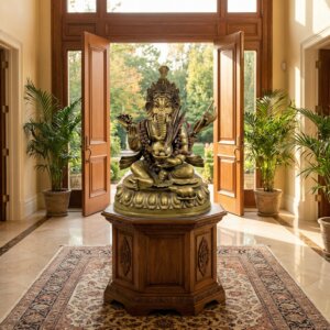 Ganesh Népalais en bronze pièces rare