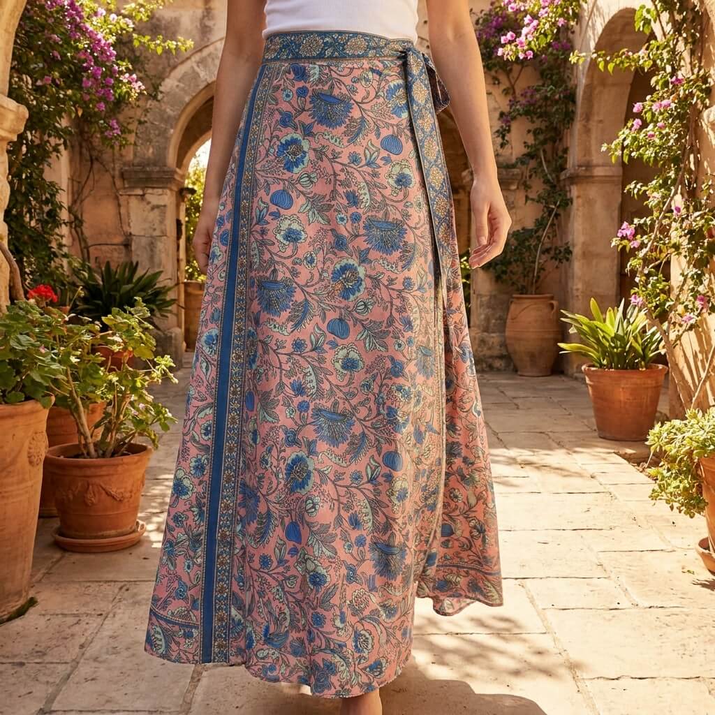 Jupe Kolkata Portefeuille saris