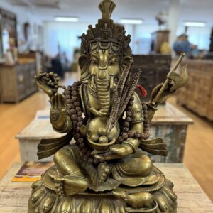 Ganesh Népalais en bronze pièces rare