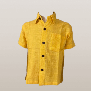 Chemise garçon jaune