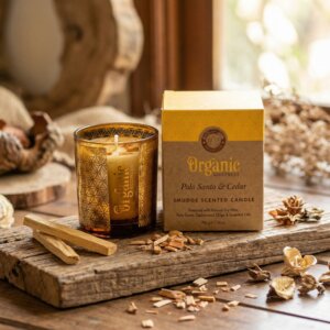 bougie organique goodness Palos santos et cèdre