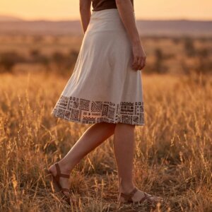 Jupe en coton organique