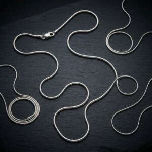 chaine argent serpent 3mm