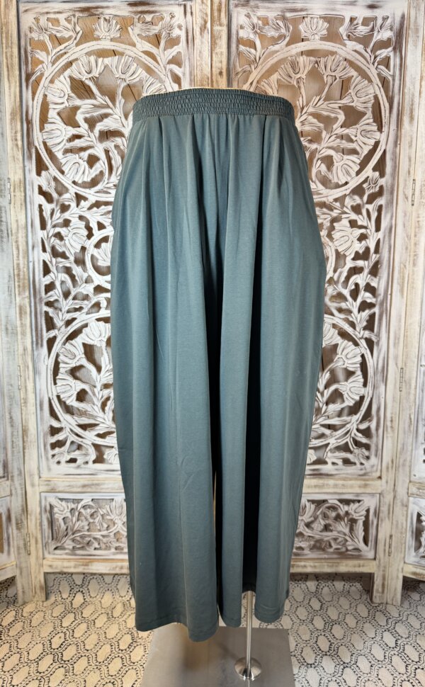 Pantalon Jupe coton organique anona vert foret