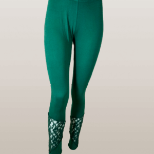 legging dentelle vert