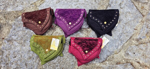 ceinture sacoche avec dentelle