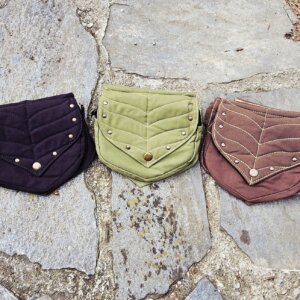 Ceinture Banane en forme de feuille