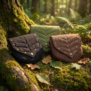 ceinture pochette feuille