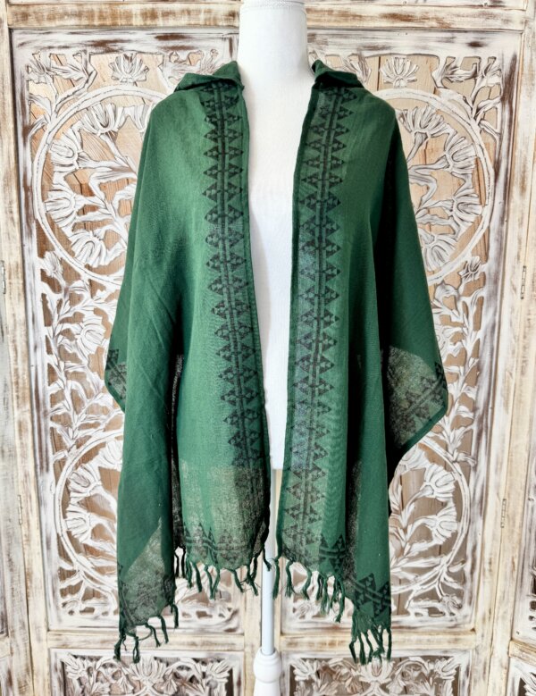 poncho n°2 vert