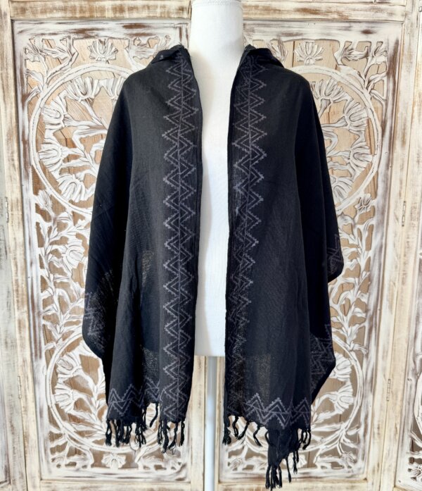 poncho n°2 noir