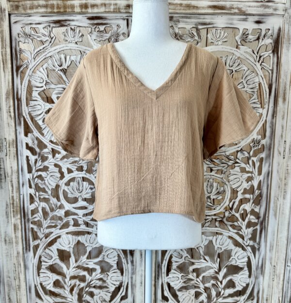 Top 04 beige coton