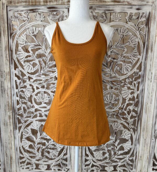 Classic Top jaune moutarde