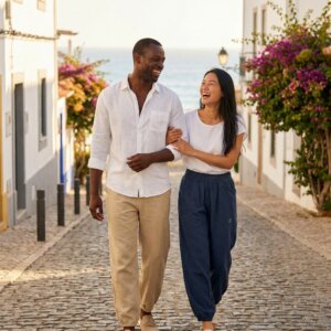 Pantalon unisex Lin et viscose